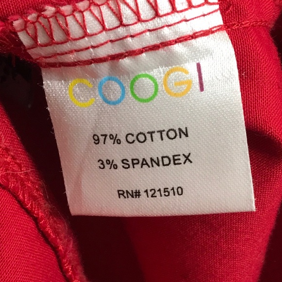 COOGI Button Down Shirt Dress with Elastic Belt - Picture 7 of 8